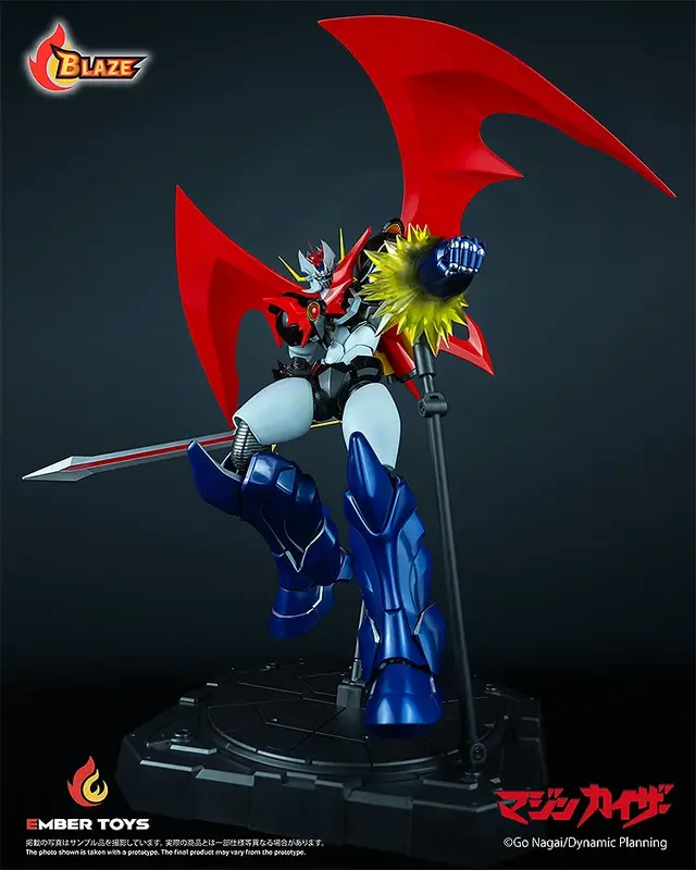 革新のダブルギミック！「BLAZE マジンカイザー（オリジナル版）」アクションフィギュアが迫力満点ー電動回転、発光演出が可能
