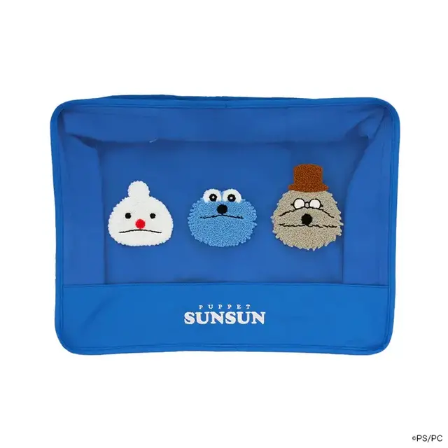 スンスンたちの仲良しデザインポーチも！「パペットスンスン」旅行で大活躍のグッズ7アイテムが店舗、オンラインにて発売中
