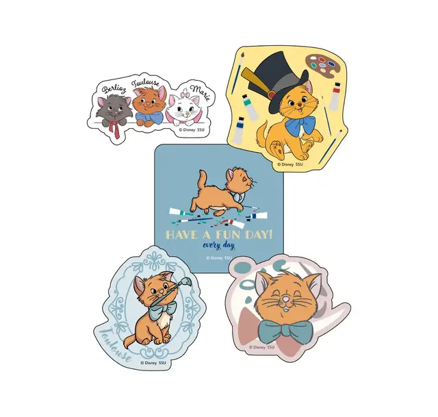 「ディズニー」の猫たちがHappyくじに大集合！目玉のマリー BIGぬいぐるほか、特別描き起こしデザイングッズを展開