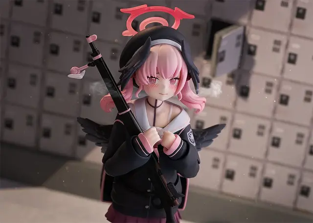 「素行不良とか許さないから！」『ブルアカ』より「下江コハル」アクションフィギュアが予約開始ー恥じらいやネコ目など表情豊か