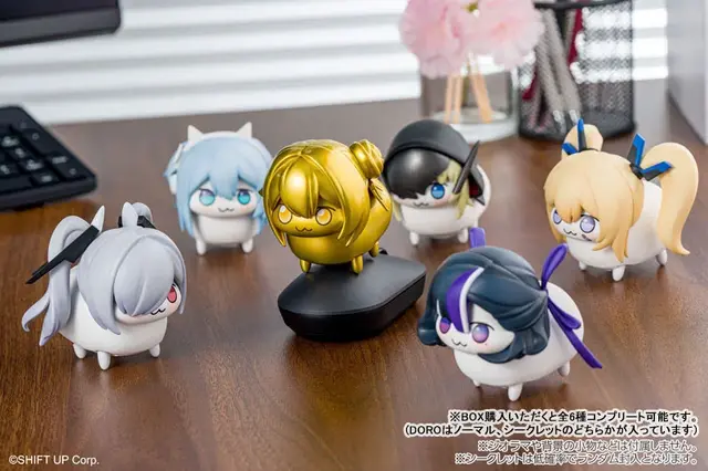 『勝利の女神：NIKKE』謎生物「DORO」が電動ホビーに！ “専用ドッグラン”と共に登場ーシークレットは「金のDORO」