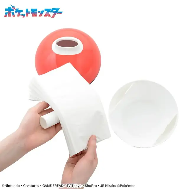 モンスターボールが置物でもかわいいティッシュケースに！ 3月13日よりプライズ景品として展開