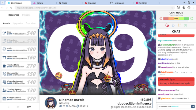 ホロライブ・兎田ぺこらがクリッカーゲーム『Holoidle』に参戦！こぼ・かなえるなども追加のDLC「Idol Character Pack」配信開始