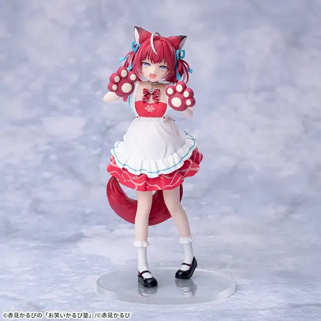VTuber「赤見かるび」がプライズフィギュアに！肉球の付いた両手で可愛くポージング