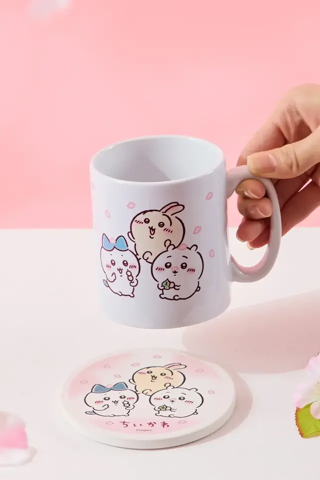 お花見しよッ！「ちいかわ」“わ～い・・・”とはしゃぐハチワレたちなど春デザイン全4種がTalking Heads ODMに追加