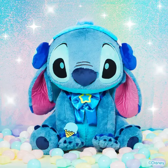 スティッチが可愛いデコラファッションに！シール帳やぬいぐるみもラインナップのHappyくじ「Stitch Colorful Kawaii」3月27日発売