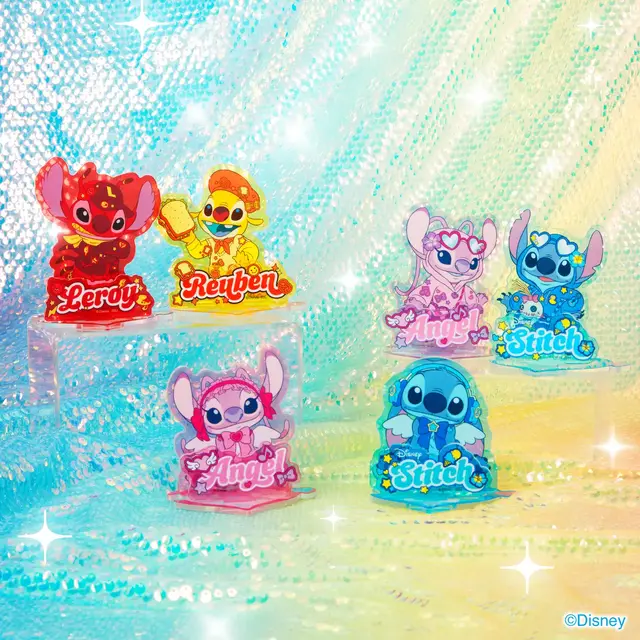 スティッチが可愛いデコラファッションに！シール帳やぬいぐるみもラインナップのHappyくじ「Stitch Colorful Kawaii」3月27日発売