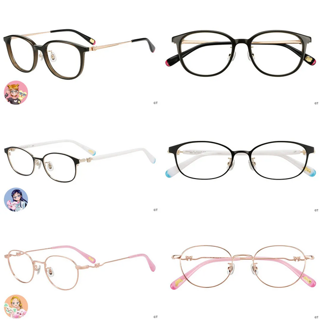 「ふたりはプリキュア」可愛いコラボメガネ！ キュアブラック、キュアホワイト、シャイニールミナスなど4モデルが予約受付開始