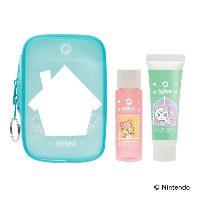 『どうぶつの森』スキンケアアイテムのパッケージが可愛い！葉っぱのマーク型リップケースや、ダイカットミラーなど雑貨も
