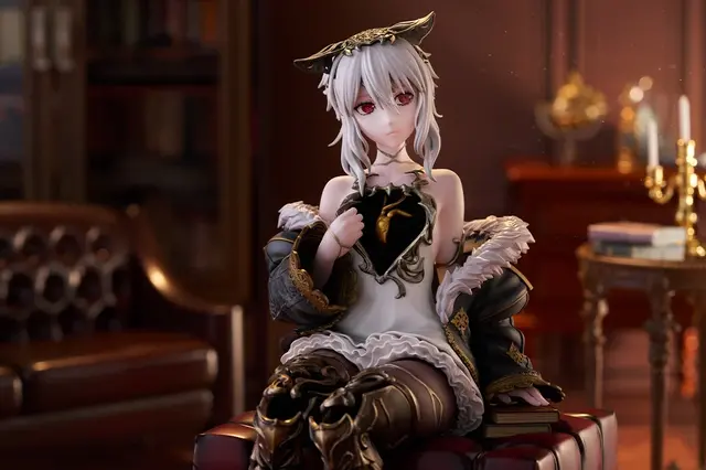 こだわりのムチムチ太もも！『CODE VEIN II』より「ルゥ・マグメル」がリラックスした座り姿で立体化、心臓部はパール・メタル塗装で神秘的