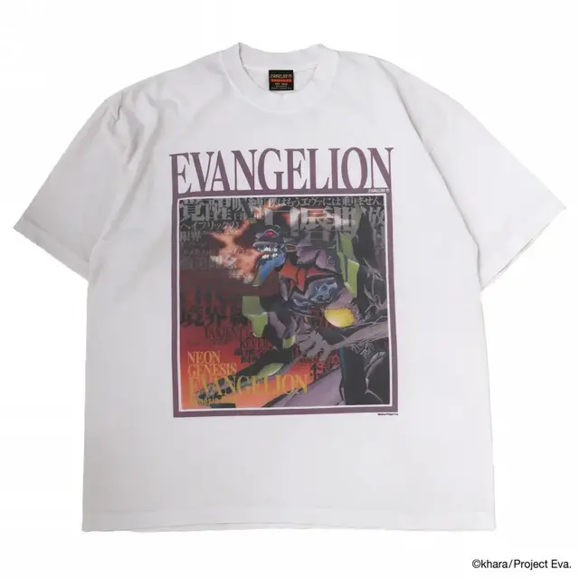 テレビ版『新世紀エヴァンゲリオン』放送当時の風合いをTシャツで再現！高級アパレル「EVANGELION:95」カプセルコレクションが新宿で初披露
