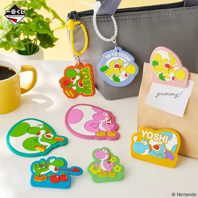 『スーパーマリオ』新作一番くじは、“ヨッシー尽くし”！A賞のぬいぐるみや、マグカップに陶器プレートなど実用的なアイテムも