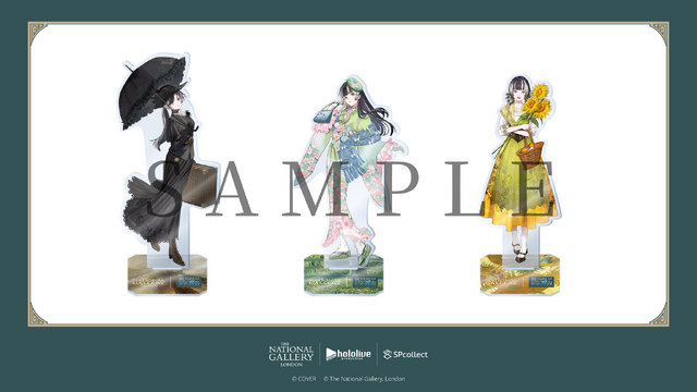 ホロライブ・儒烏風亭らでん、「ロンドン ナショナル・ギャラリー」とのコラボグッズが販売決定！ 「ひまわり」など名画3作品がモチーフに