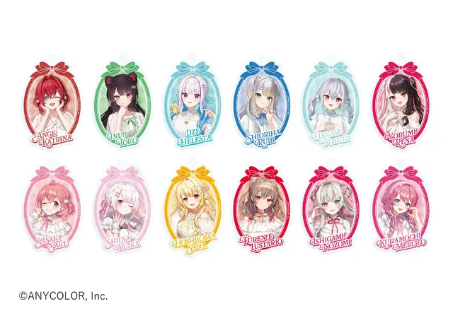 にじさんじ「and GALLERY」コラボカフェの詳細発表！リボンがテーマの描き下ろしイラストが12名一挙公開