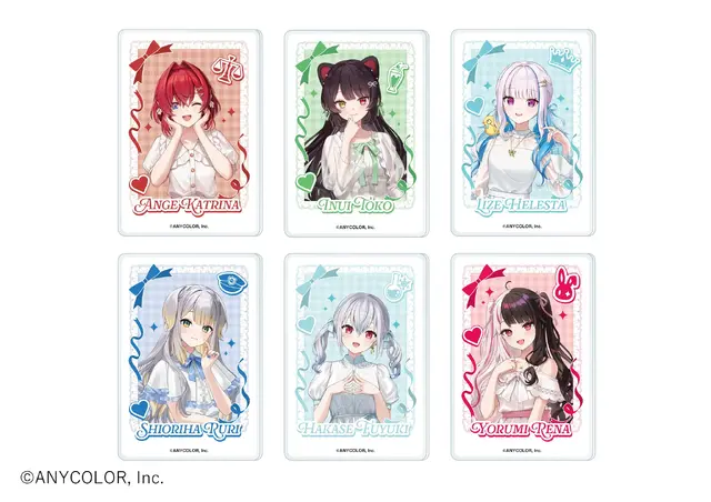 にじさんじ「and GALLERY」コラボカフェの詳細発表！リボンがテーマの描き下ろしイラストが12名一挙公開
