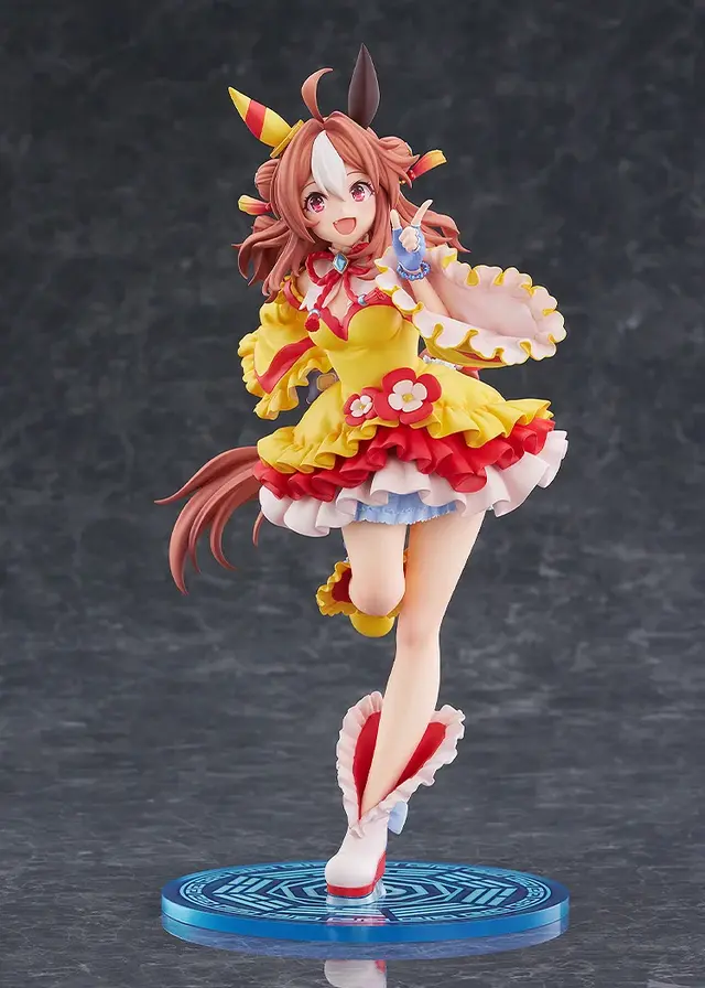 溢れ出るハッピー！『ウマ娘』コパノリッキー」1/7スケールフィギュアは、華やかな勝負服姿が魅力