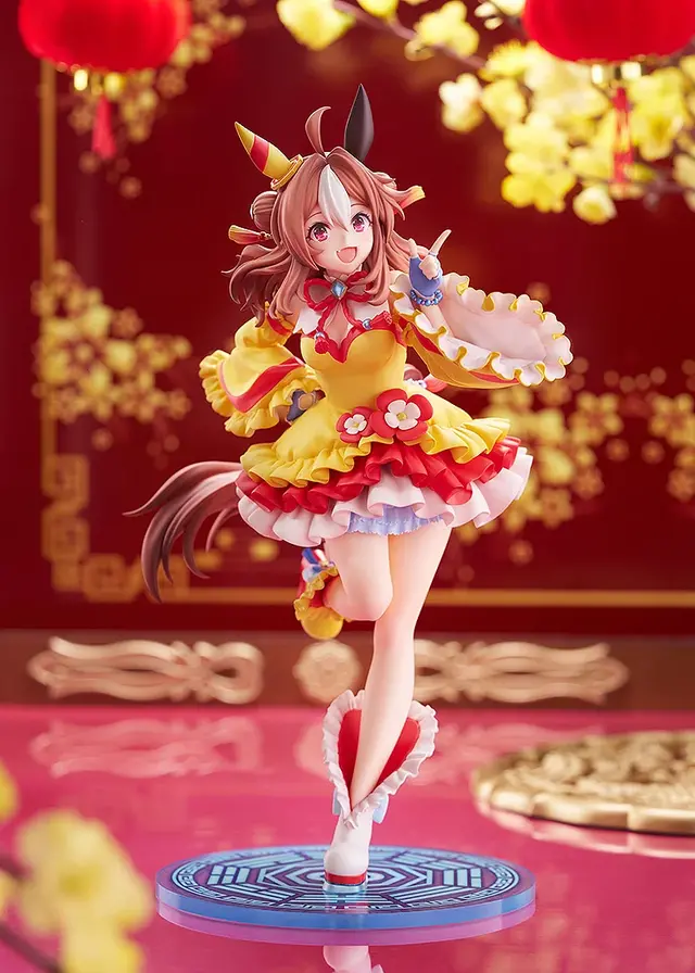 溢れ出るハッピー！『ウマ娘』コパノリッキー」1/7スケールフィギュアは、華やかな勝負服姿が魅力