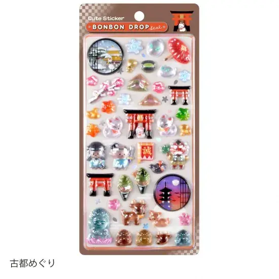 「ボンボンドロップシール」和柄シリーズに再販予告！主に“お土産屋さん”が狙い目