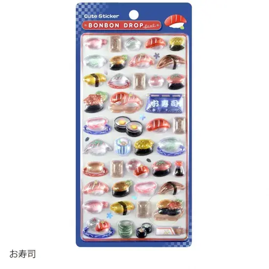 「ボンボンドロップシール」和柄シリーズに再販予告！主に“お土産屋さん”が狙い目