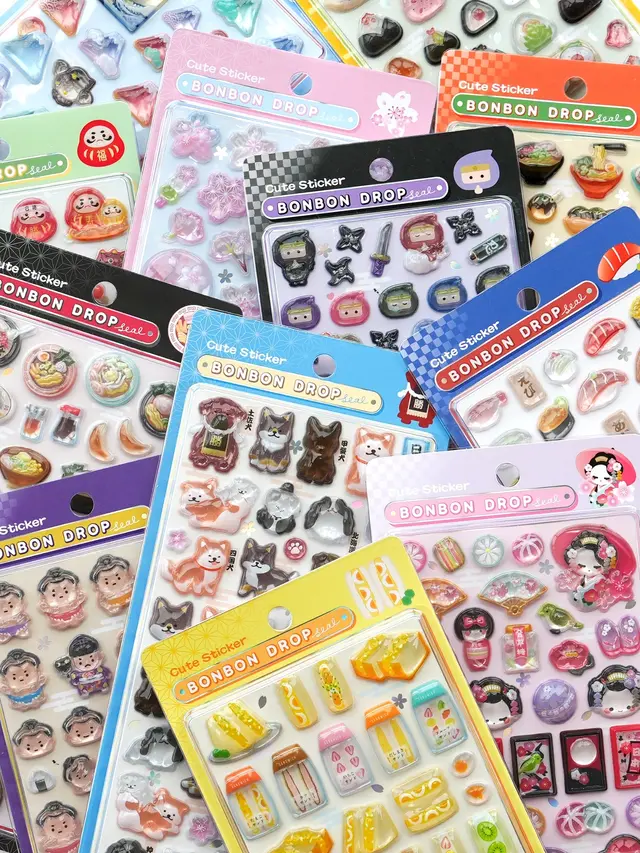 「ボンボンドロップシール」和柄シリーズに再販予告!主に“お土産屋さん”が狙い目
