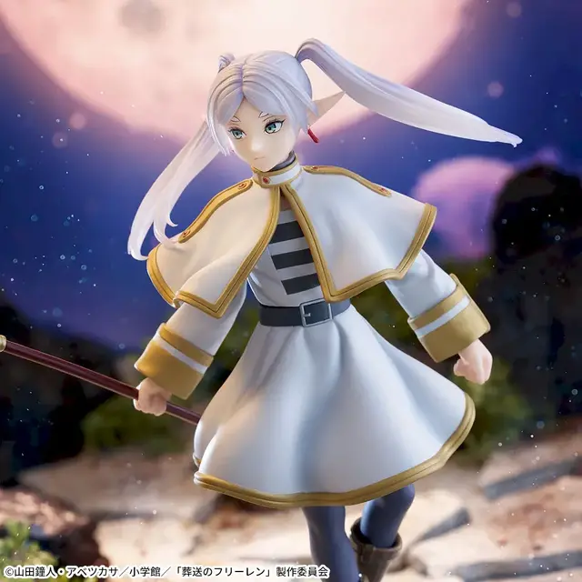 「葬送のフリーレン」より「フリーレン」プライズフィギュアが再登場！杖とエフェクトで再現された戦闘シーンイメージで立体化