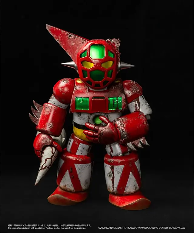 “ダメージ状態”を徹底再現！「初代ゲッターロボ1 （ニューヨーク最終決戦時）」ソフビが予約開始ーブラックライト照射でゲッターコア発光