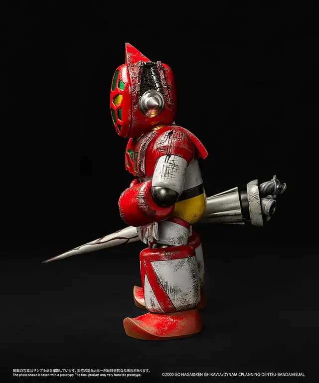 “ダメージ状態”を徹底再現！「初代ゲッターロボ1 （ニューヨーク最終決戦時）」ソフビが予約開始ーブラックライト照射でゲッターコア発光