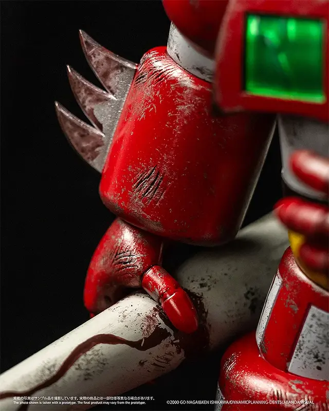 “ダメージ状態”を徹底再現！「初代ゲッターロボ1 （ニューヨーク最終決戦時）」ソフビが予約開始ーブラックライト照射でゲッターコア発光