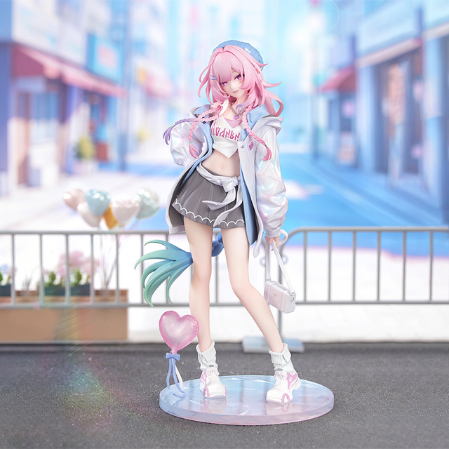 パール調のアウターから魅せるおへそ…！『崩壊：スターレイル』 素敵な休日を楽しむ「キュレネ」フィギュアにドキドキ