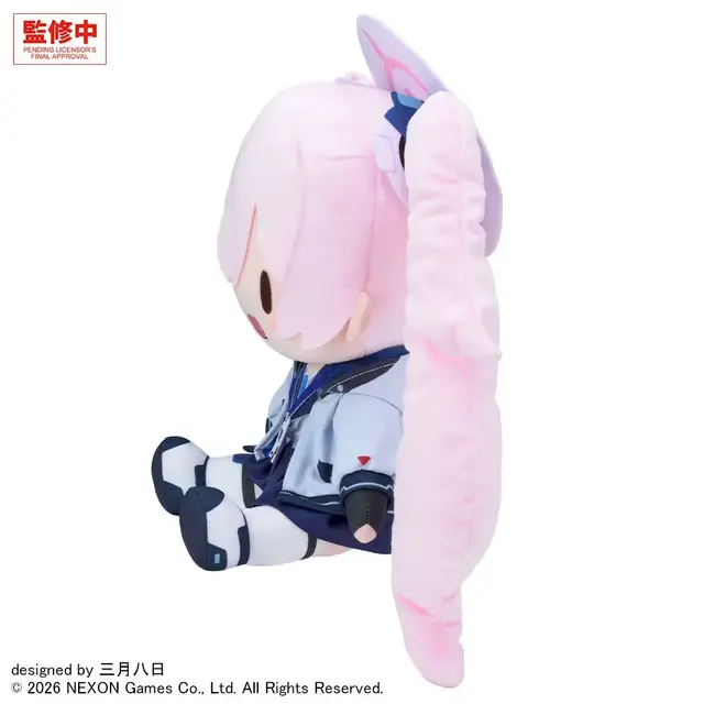 『ブルアカ』ユウカ、ノア、コユキが可愛いぬいぐるみに！ 「ふわぷちぬいぐるみ（L）」に仲間入り