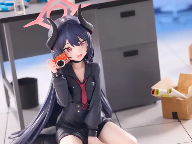 『ブルアカ』より「チアキ」がメモリアルロビービジュアルをもとに立体化!限定特典はキラキラ輝く瞳&ぺろっと舌出しの可愛い表情