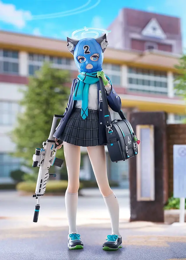 『ブルアカ』覆面水着団2号「ブルー」の姿も楽しめる！「シロコ」1/7スケールフィギュアが予約締切間近