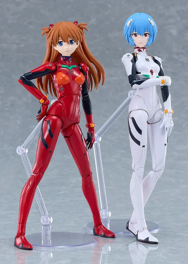 「ヱヴァンゲリヲン新劇場版」より「綾波レイ」「式波アスカ」の新作プラモデル！可愛らしいペタン座りなど、プラグスーツ姿で多彩なポーズが決まる