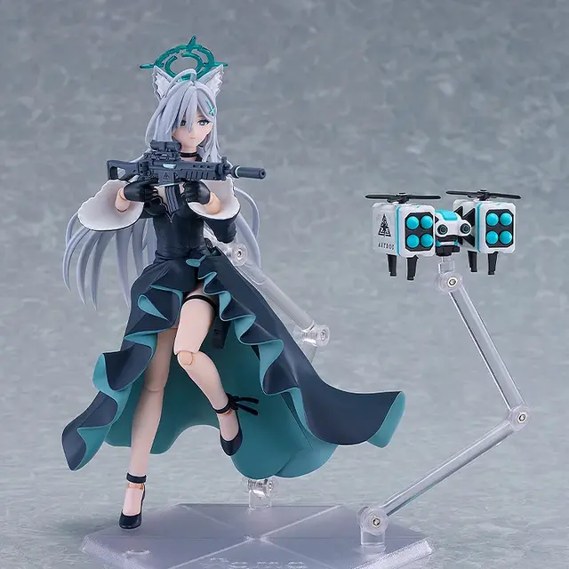 大人びたドレス衣装にドキドキ…！『ブルアカ』より「シロコ＊テラー」がアクションフィギュア化、オプションには“覆面”も付属