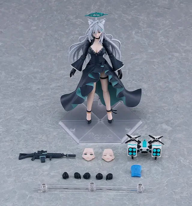 大人びたドレス衣装にドキドキ…！『ブルアカ』より「シロコ＊テラー」がアクションフィギュア化、オプションには“覆面”も付属