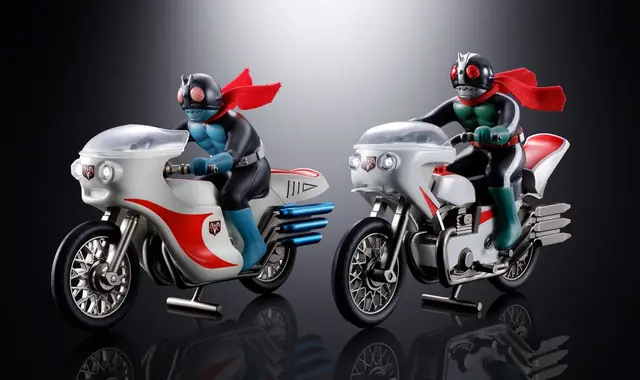 ポピニカ最初期アイテムが「サイクロン号（仮面ライダー2号）」として復活！当時商品化されなかった「1号」も55周年イヤーを記念し初登場