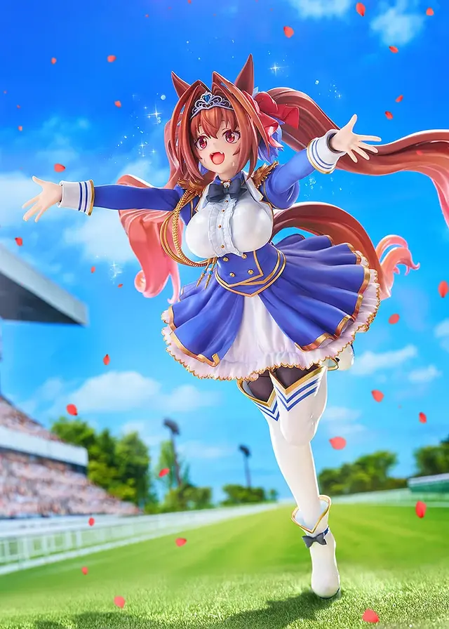 『ウマ娘』より「ダイワスカーレット」が、サポカイラストのポージングで立体化！一番の笑顔が輝く