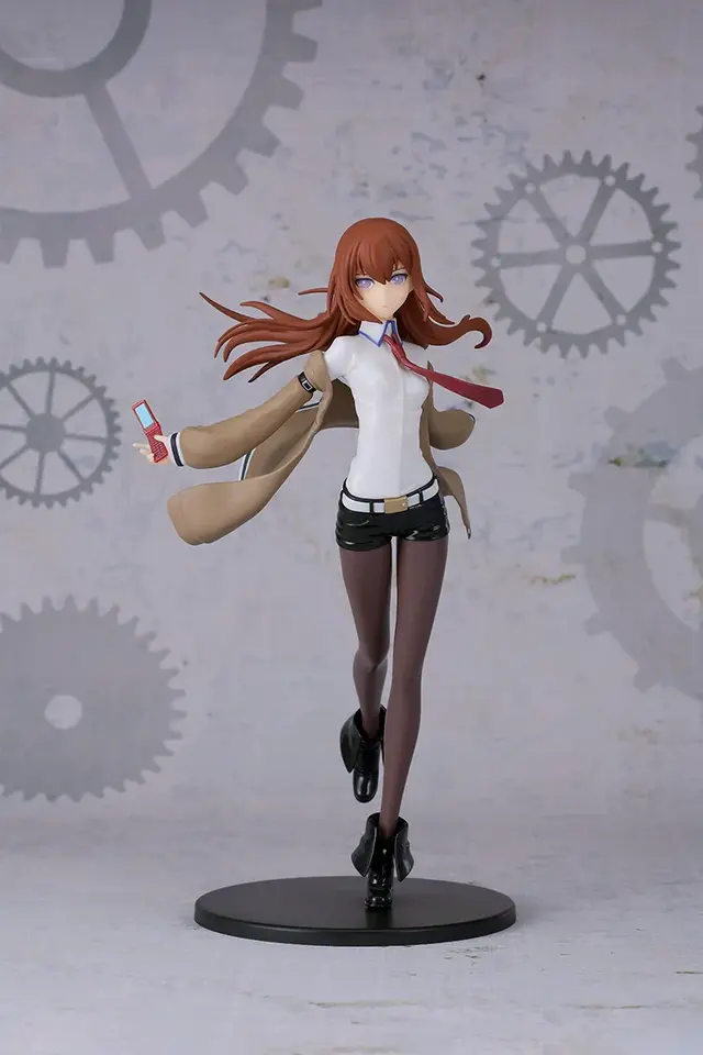 『STEINS;GATE』より「牧瀬紅莉栖」組み立て式プラモデルが予約受付中！改造制服姿とロングヘアーをなびかせて颯爽と走りだす様子で立体化