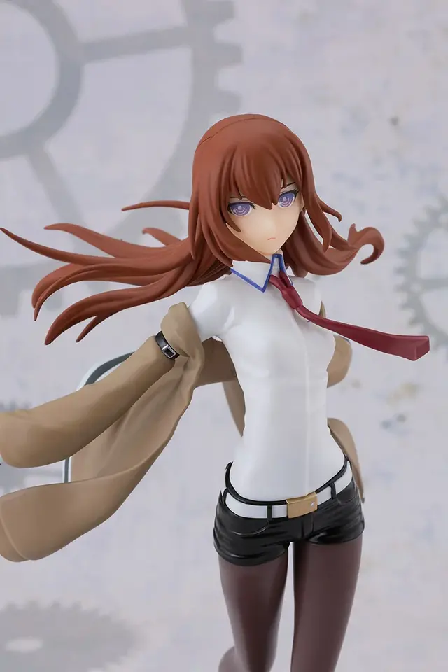 『STEINS;GATE』より「牧瀬紅莉栖」組み立て式プラモデルが予約開始!改造制服姿とロングヘアーをなびかせて颯爽と走りだす様子で立体化