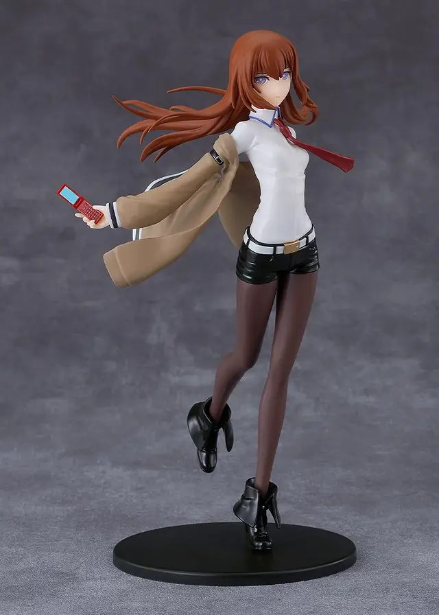 『STEINS;GATE』より「牧瀬紅莉栖」組み立て式プラモデルが予約開始！改造制服姿とロングヘアーをなびかせて颯爽と走りだす様子で立体化