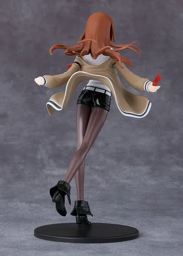『STEINS;GATE』より「牧瀬紅莉栖」組み立て式プラモデルが予約開始！改造制服姿とロングヘアーをなびかせて颯爽と走りだす様子で立体化