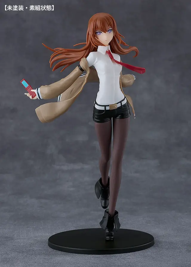 『STEINS;GATE』より「牧瀬紅莉栖」組み立て式プラモデルが予約開始！改造制服姿とロングヘアーをなびかせて颯爽と走りだす様子で立体化