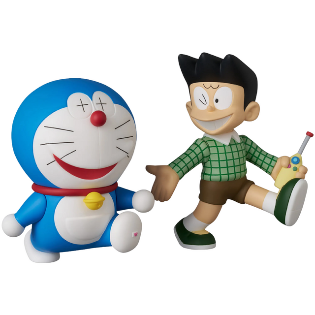 「ドラえもん」の可愛いフィギュア！手のひらサイズ「UDF」新作が発売ー「ドラえもん＆のび太」「ジャイアン＆ムク」も