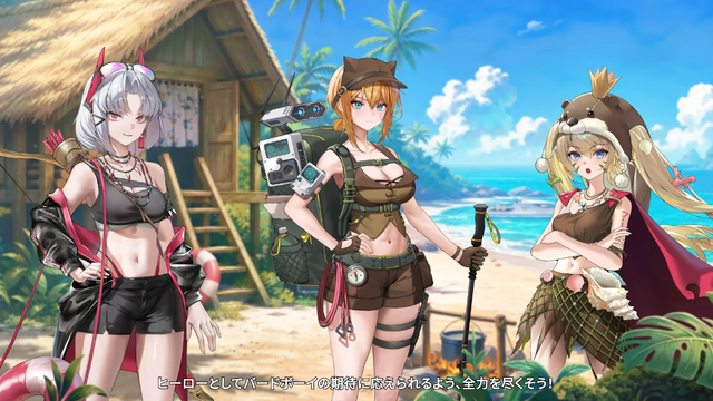 『勝利の女神：NIKKE』ドキッ！刺激的過ぎて“規制だらけ”の水着を披露！ そして、ガードの外れた「非規制版」の画像も続々と……！【フォトレポ】