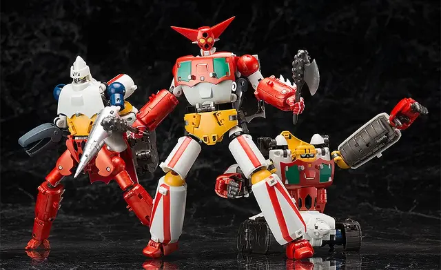 伝説の「ダイナミックチェンジR ゲッターロボ」が再始動！リアル等身の3機ゲットマシンが変形合体しゲッター各形態へ