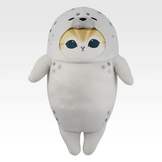 「mofusand」新作一番くじの全ラインナップ公開！アイスを持った「シロクマにゃん」ぬいぐるみ、ハンディファンなど涼しげなグッズがズラリ