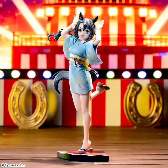 『ウマ娘』サトノクラウンとシュヴァルグランが、夏らしい「トレセン音頭」でプライズフィギュア化！