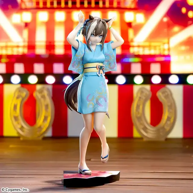 『ウマ娘』サトノクラウンとシュヴァルグランが、夏らしい「トレセン音頭」でプライズフィギュア化！