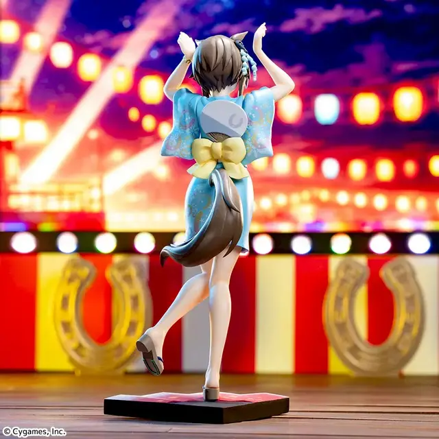 『ウマ娘』サトノクラウンとシュヴァルグランが、夏らしい「トレセン音頭」でプライズフィギュア化！