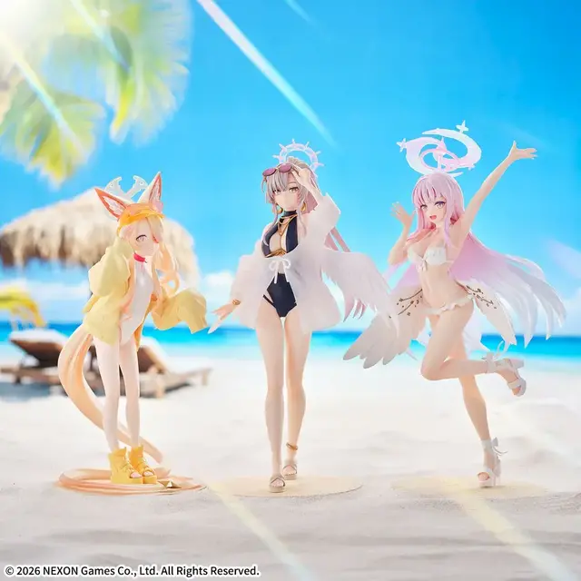 『ブルアカ』から「ミカ（水着）」「セイア（水着）」のプライズフィギュアが8月21日より展開！透明感のある仕上がりが堪らない
